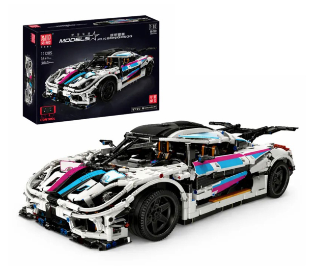 Mould King Klocki konstrukcyjne Zdalnie Sterowany Supersamochód Regera - 1551540 - zdjęcie